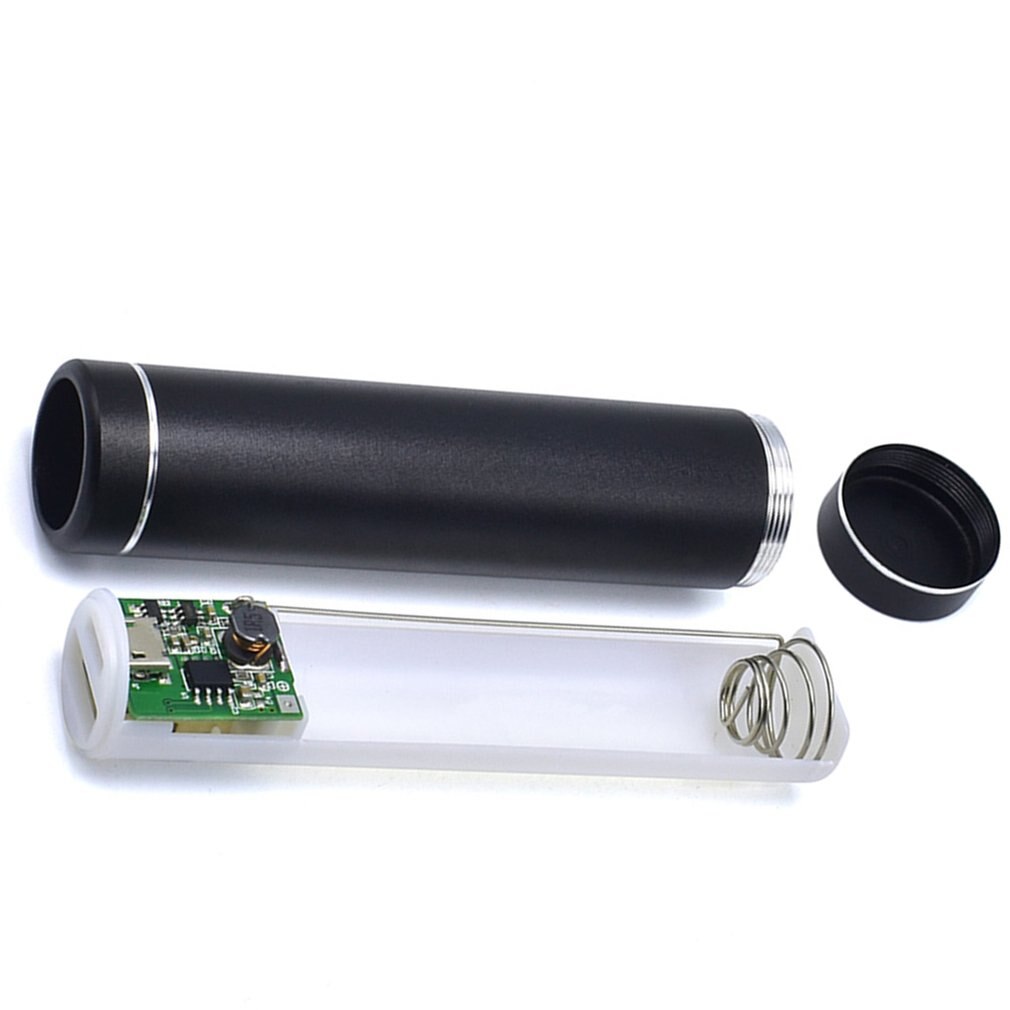 wielobarwność przenośne etui na Powerbank DIY 1x18650 Powerbank obudowa uchwyt baterii z Port ładowania usb