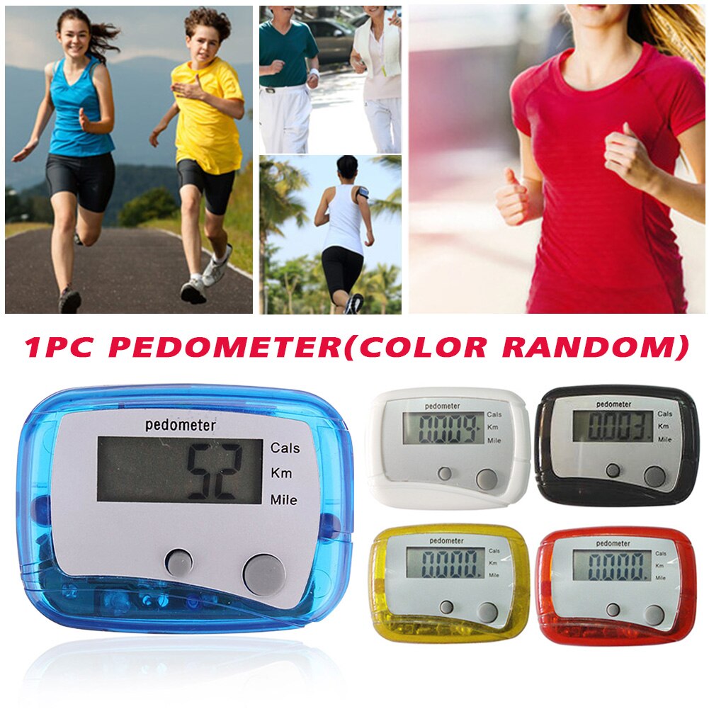 Jogging Training Digital LCD Display Health Tool Double Keys Walking Sport Equipment Accessories Calorie Step Pedometer