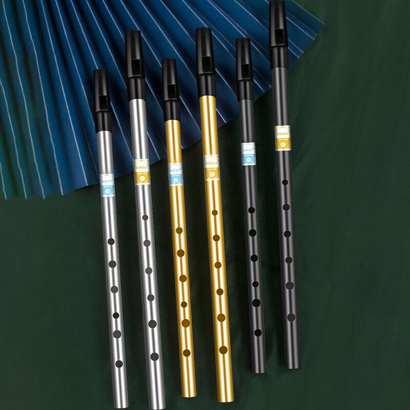 Fluit C/D Sleutel Ierland Fluit Tin Penny Whistle 6 Gat Fluit Muziekinstrument Ierse Fluitje Voor Beginner