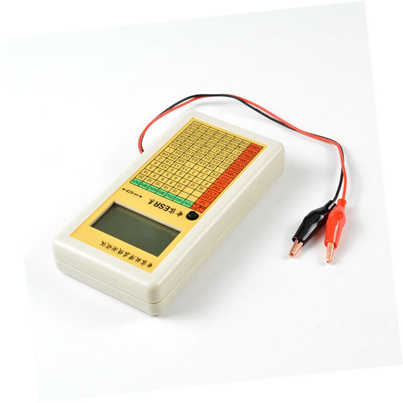 Digital LCD ESR Capacitance Ohm Meter In Circuit Tester