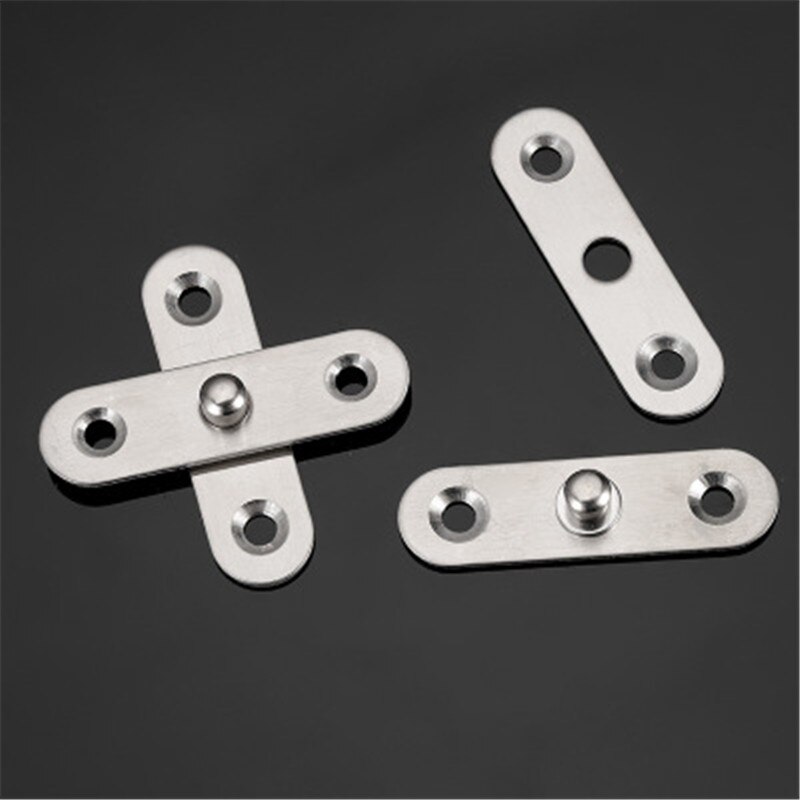 360 Degrees Rotating Door Pivot Tone Rotary Thickened Stainless Steel Wood Doors Hinges Location Shaft Furniture Hinge Hidden