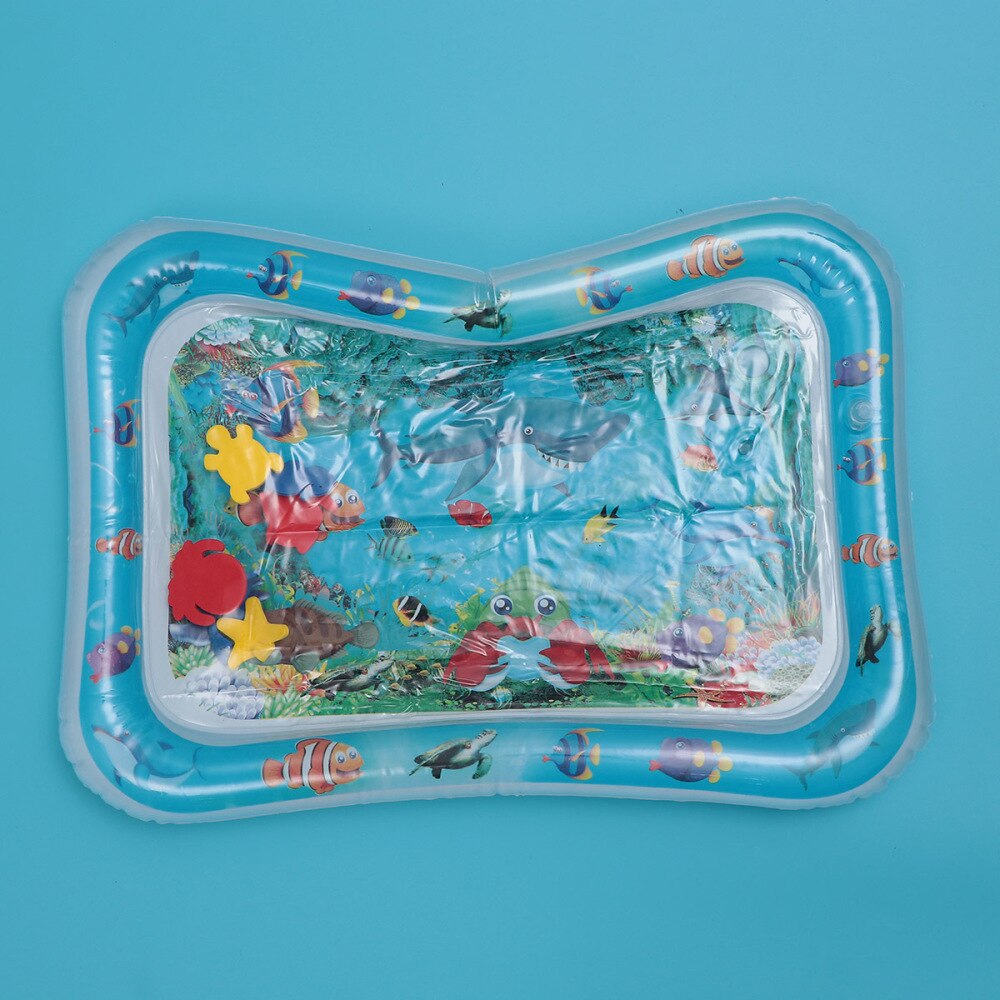 1pc almofada de água inflável criativo jogando almofada inflável rastejando almofada tapete de jogo de água do bebê esteira de água (padrão de peixe-palhaço): Clownfish