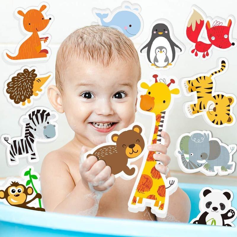 Giocattoli da bagno per animali per bambini divertimento schiuma animali giocattolo di squalo per giocattoli da bagno educativi per bambini galleggianti cognitivi