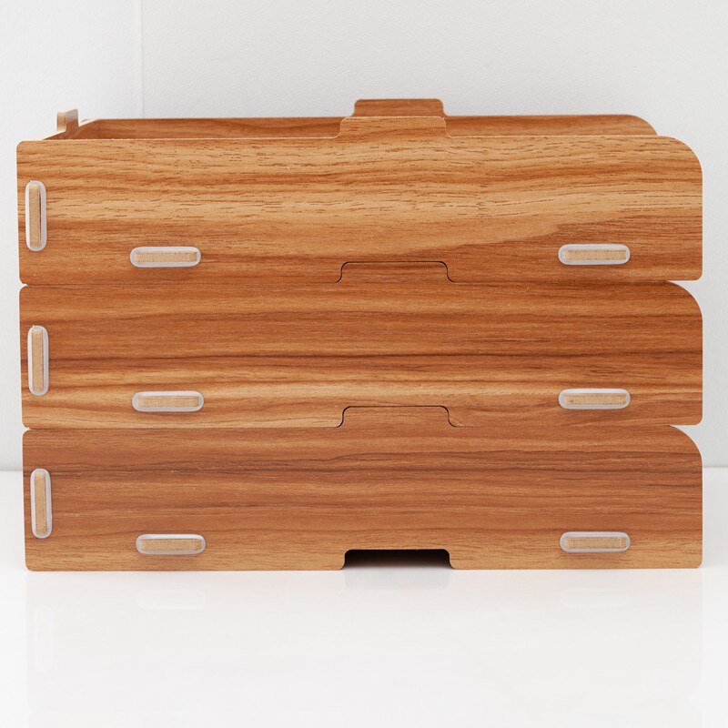 File Tray Desk Accessorie Magazine Holder Office Organizer Layering Paper Storage Tray pen pencil holder School Supplies