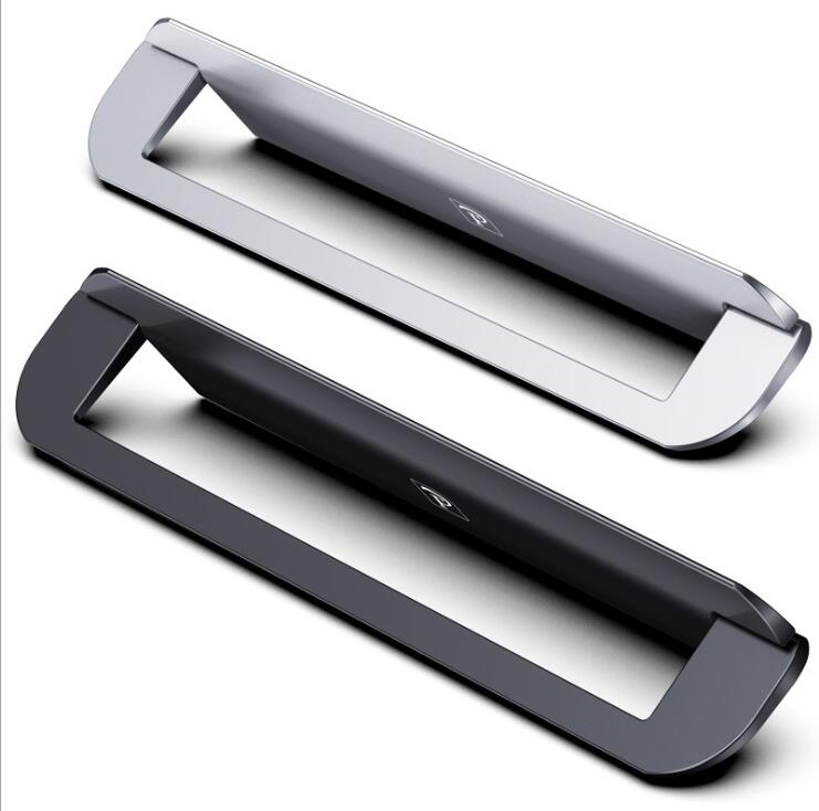 Baseus bærbar datamaskinholder for macbook pro air anvendelig  to15-17 tommers notebookstativ stasjonær holder datamaskinstativ: Svart