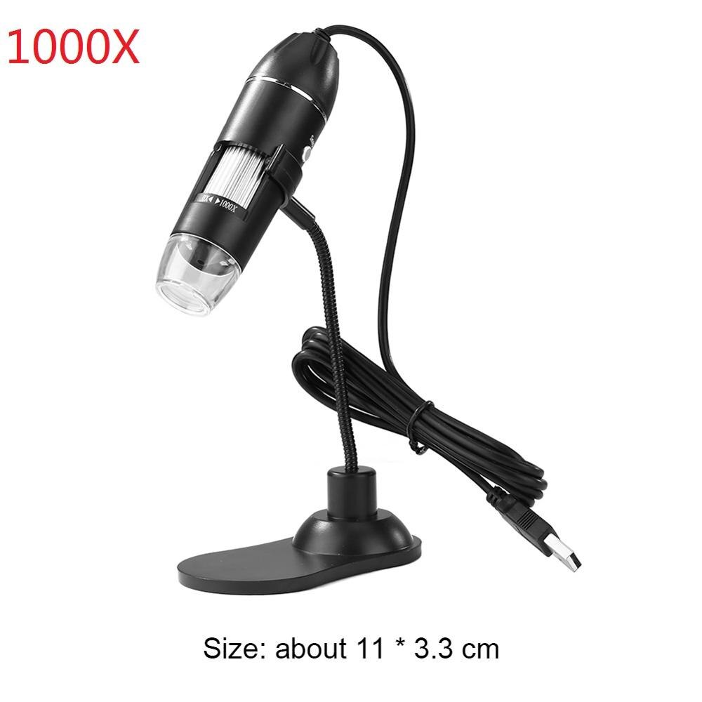 1000X 1600X USB 8LED Microscope Handheld Portable Digital MicroscopeMagnifier Electronic Stereo Endoscope Camera: 1000X A