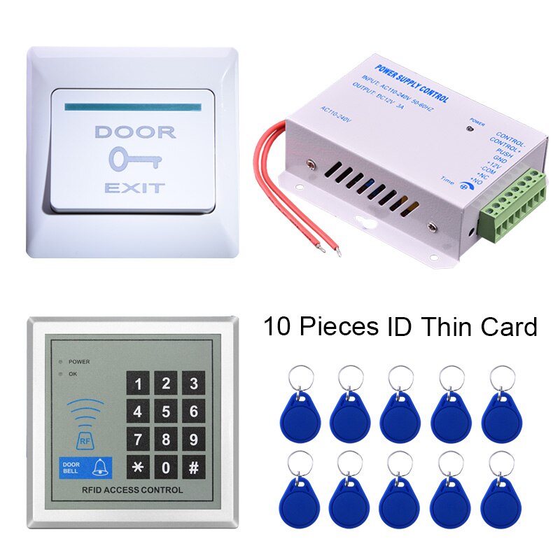 Eseye DC 12V 3A Door Access Control system Switch Power Supply AC 110~240V Delay time 15s Power Supply Control: Access control kit 2