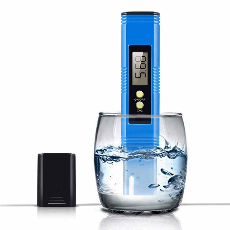 Digitale ph-meter, ph-meter 0.01 ph zeer nauwkeurige watertester met 0-14 ph meetbereiken