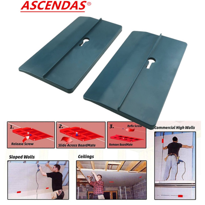 2PCS Drywall Fitting Tool Plasterboard Fixing Tool Supports The Board in place while fixing TP-0281