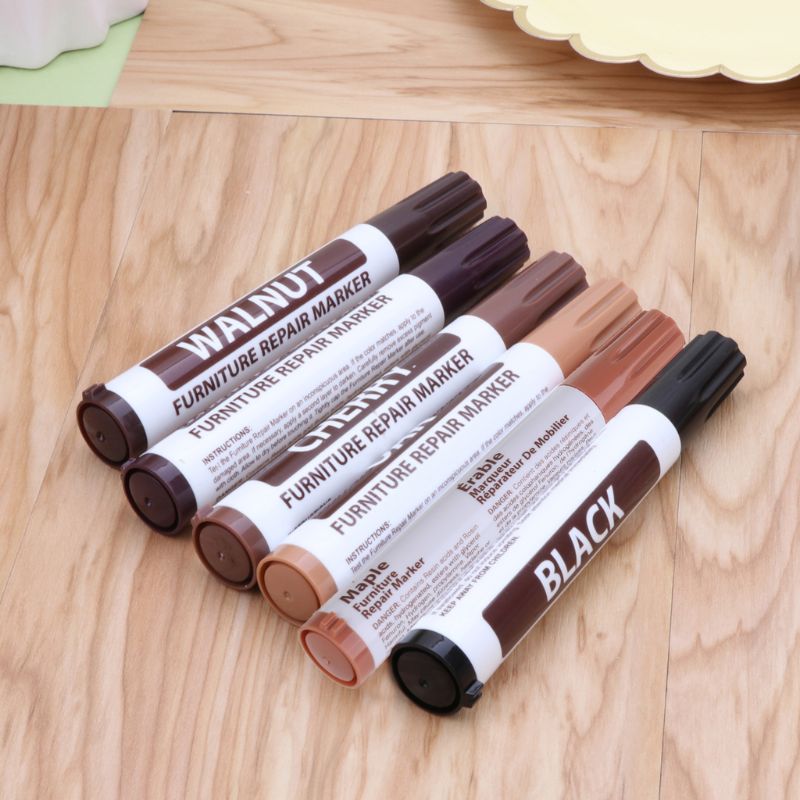 Furniture Repair Wood Cabinet Floor Touch Up Markers Scratch Filler Remover 6XDD