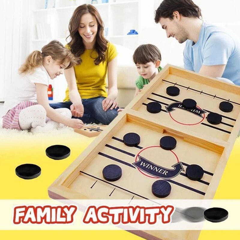 Snelle Sling Puck Game Tafel Hockey Games Interactieve Schaken Speelgoed Voor Volwassen Kinderen Tafelvoetbal Games Desktop Battle Board Game