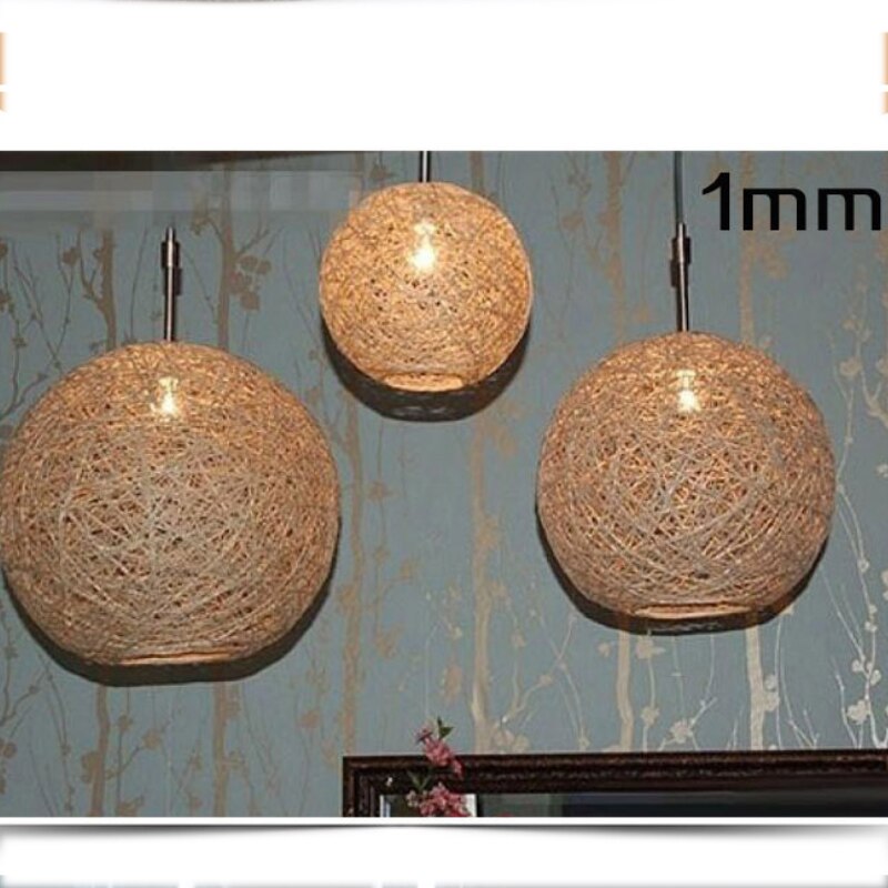 Cuerda de tela de yute natural de 1mm-8mm, cordón trenzado de cáñamo, macramé, cesta artesanal, gato, mascota, rascador, decoración hecha a mano