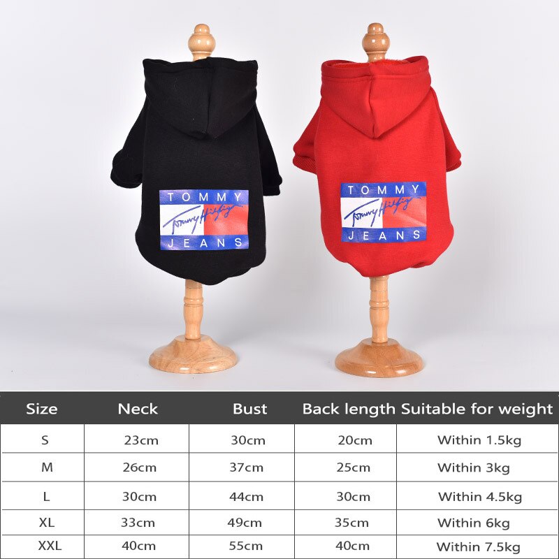 Hundkläder för små hundar vinter varm sweatshirt hoodies för hundar fransk bulldog pomeranian mops chihuahua medium hunddräkt
