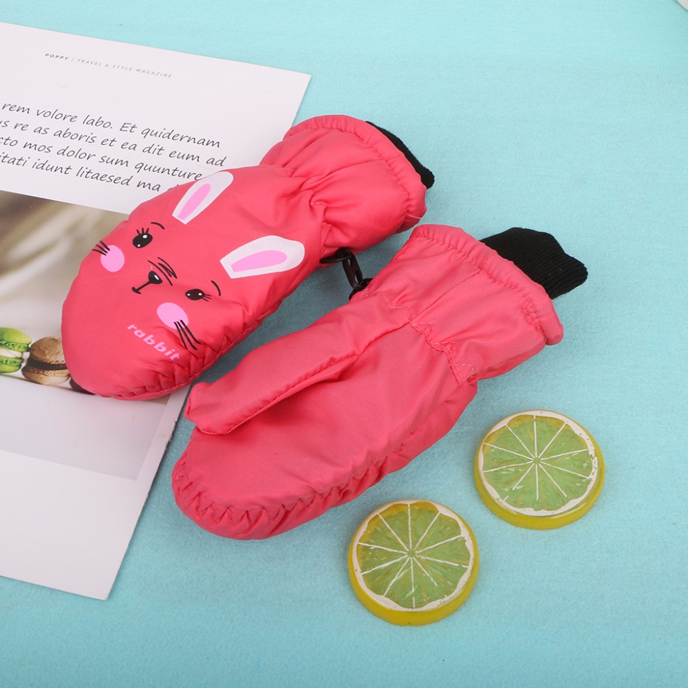 Kids Winter Warm Gloves Windproof For Children Boys Girls Ski Cycling Climbing Outdoor Gloves Waterproof