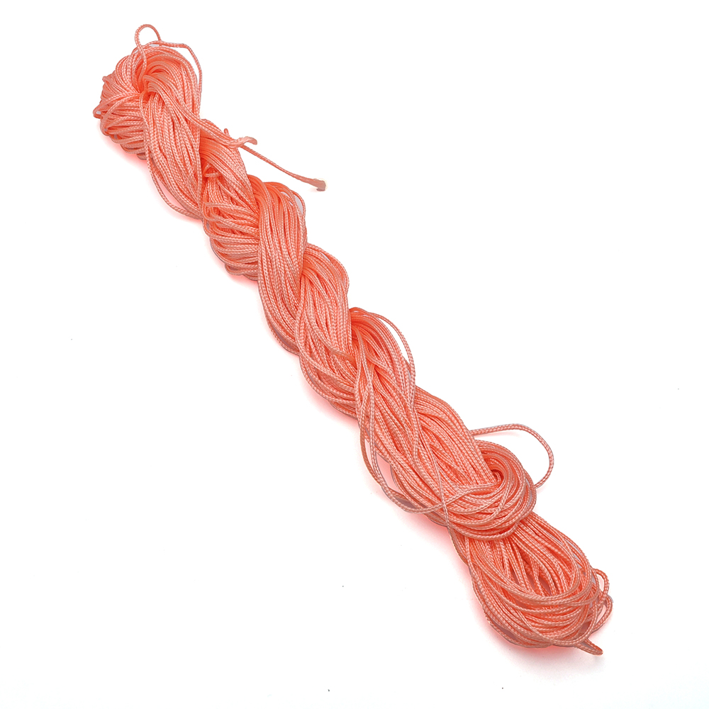 Cordón anudado chino de nailon, 23 colores, 1mm, hilo de macramé Shamballa, cordón para cuentas para fabricación de pulseras: Color