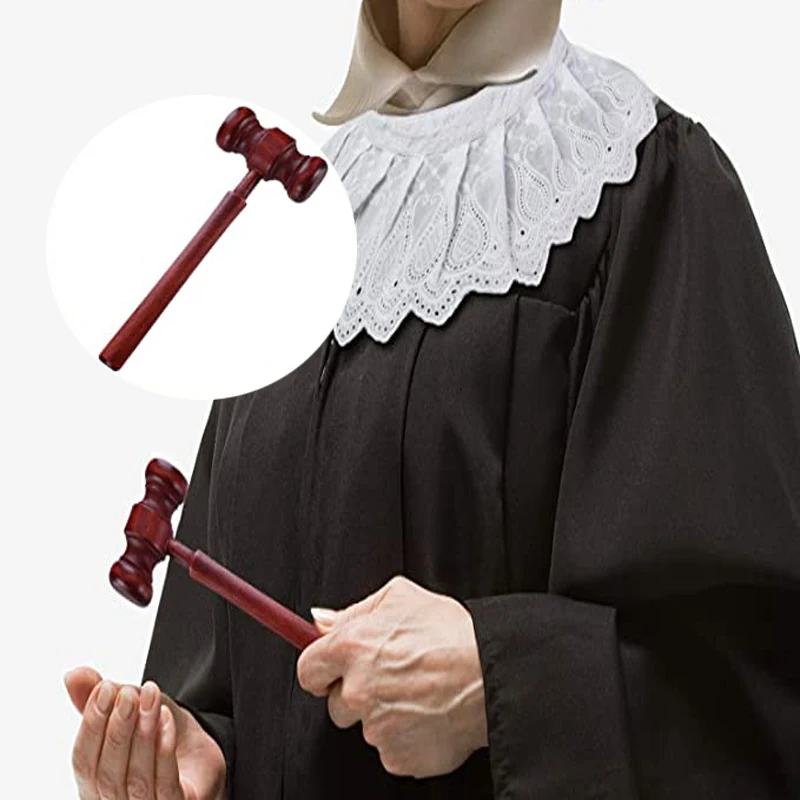 Wysokiej jakości trwały drewniany młotek sędziowski Ręcznie wykonany delikatny drewniany młotek sędziowski na aukcję Przewodnik dźwiękowy Narzędzia ręczne