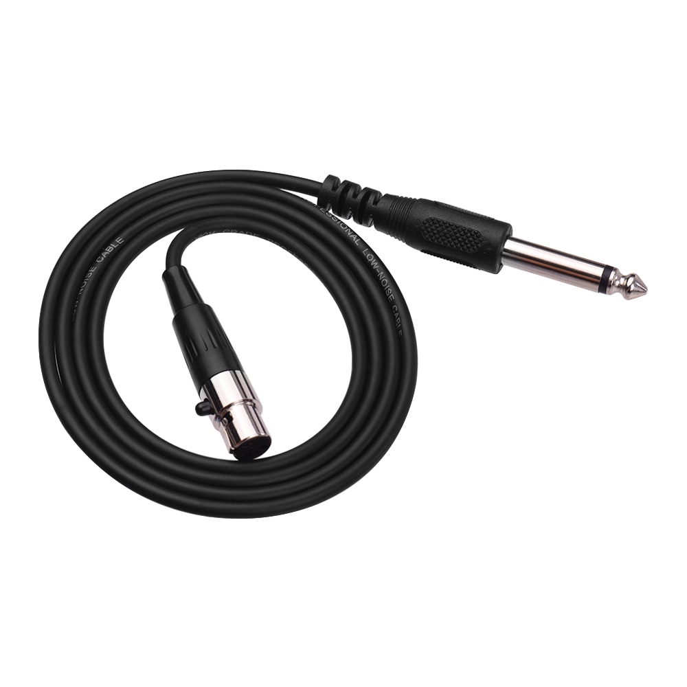1m 3- pin mini xlr stik  (ta3f) to 1/4 tommer stik musikinstrument kabel scene elektrisk guitar ledninger højttaler kabel