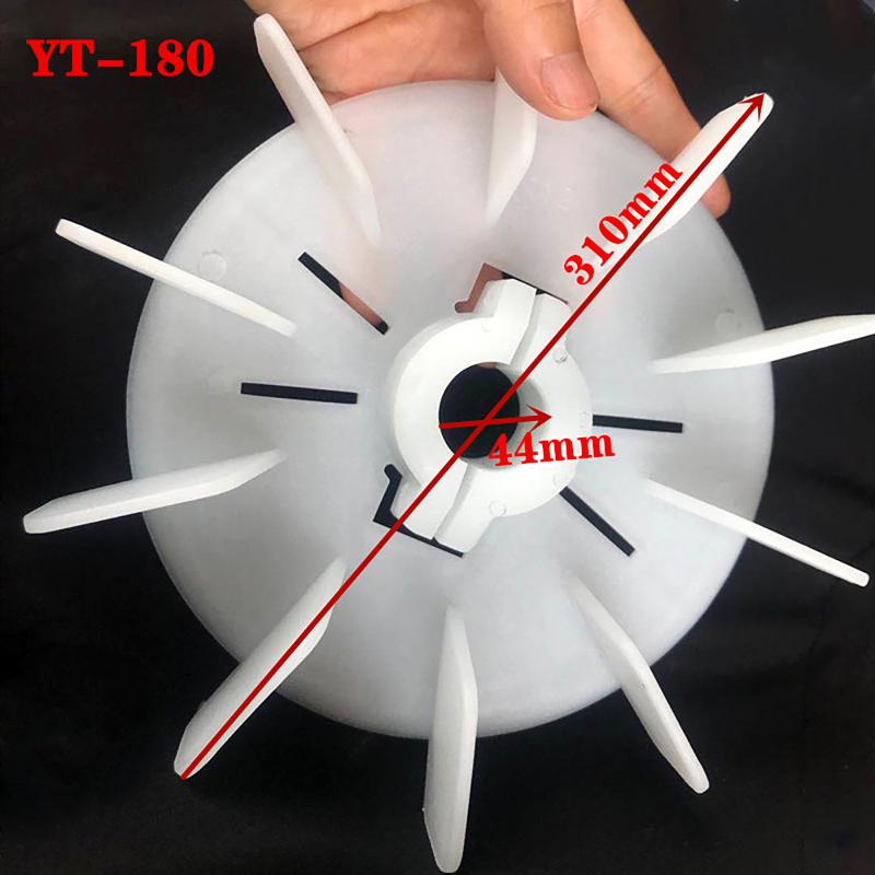 Heavy-duty Plastic Motor Cooling Fan; Adjustable Fan Impeller; Ideal for High-Temperature Hydraulic Motor Parts: Beige