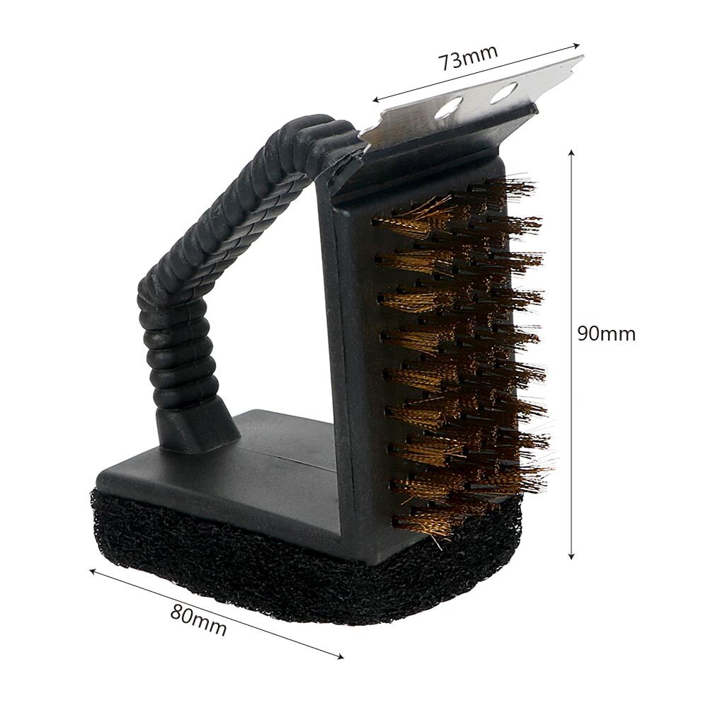 PELLE ANCIENNE AVEC une brosse pour nettoyer les miettes Oiseau XIX