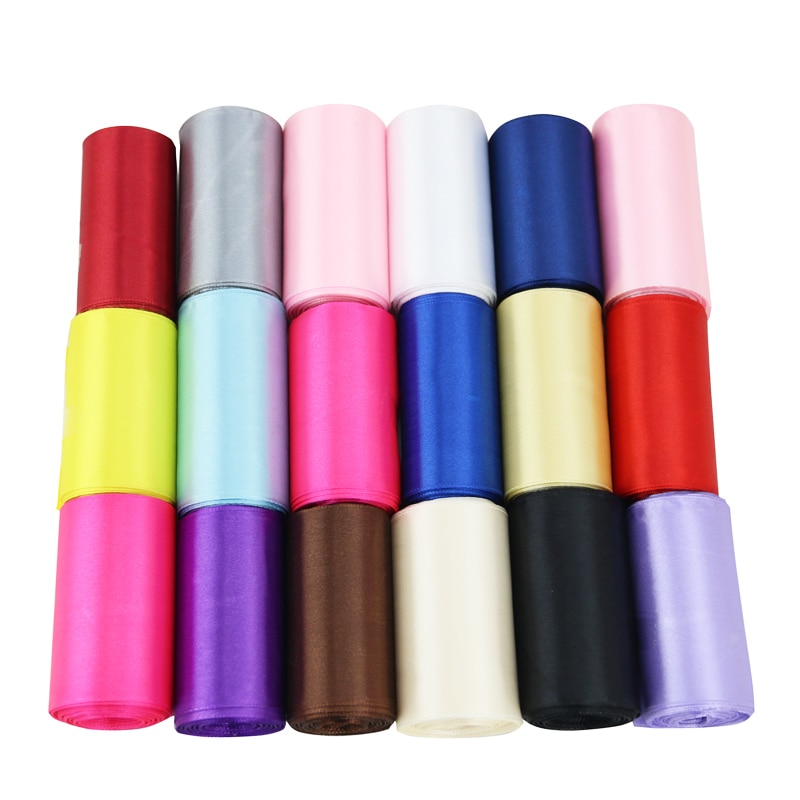 (20 meter/rol ) 100mm enkelzijdig satijnen lint band decoratie kerstlint kant