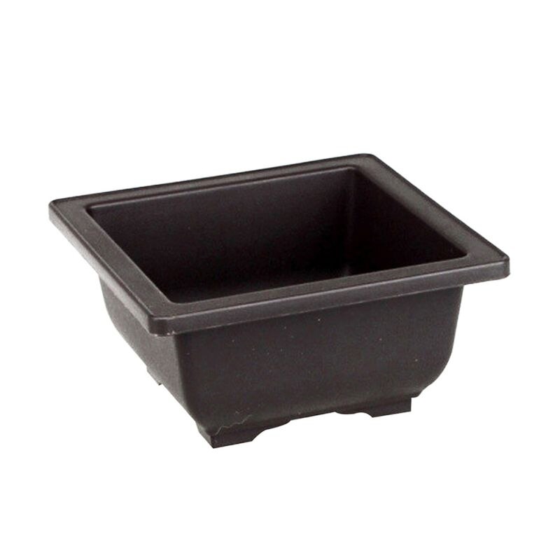 Plastic Retro Flower Pot Square Simple Succulent Planting Pot Rectangular Seedling Pot Flower Pots: UV1282F