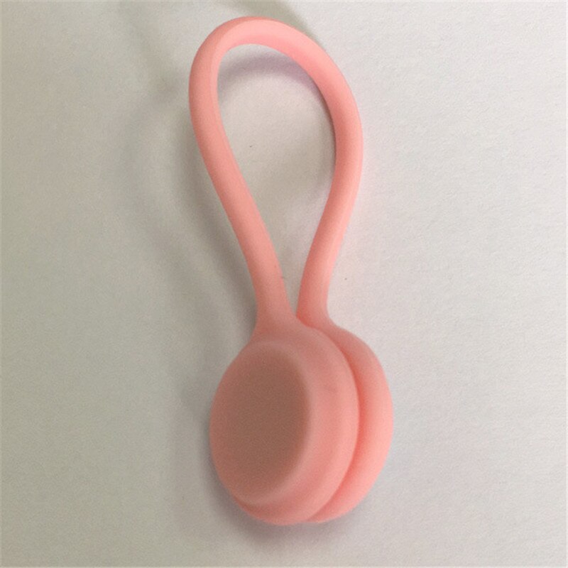 3 Pieces Cable Soft Silicone Cable Winder Headphones Cable Winder Headphone For Data Cable Storage Clip For IPhone Android Etc: pink 3 Pieces