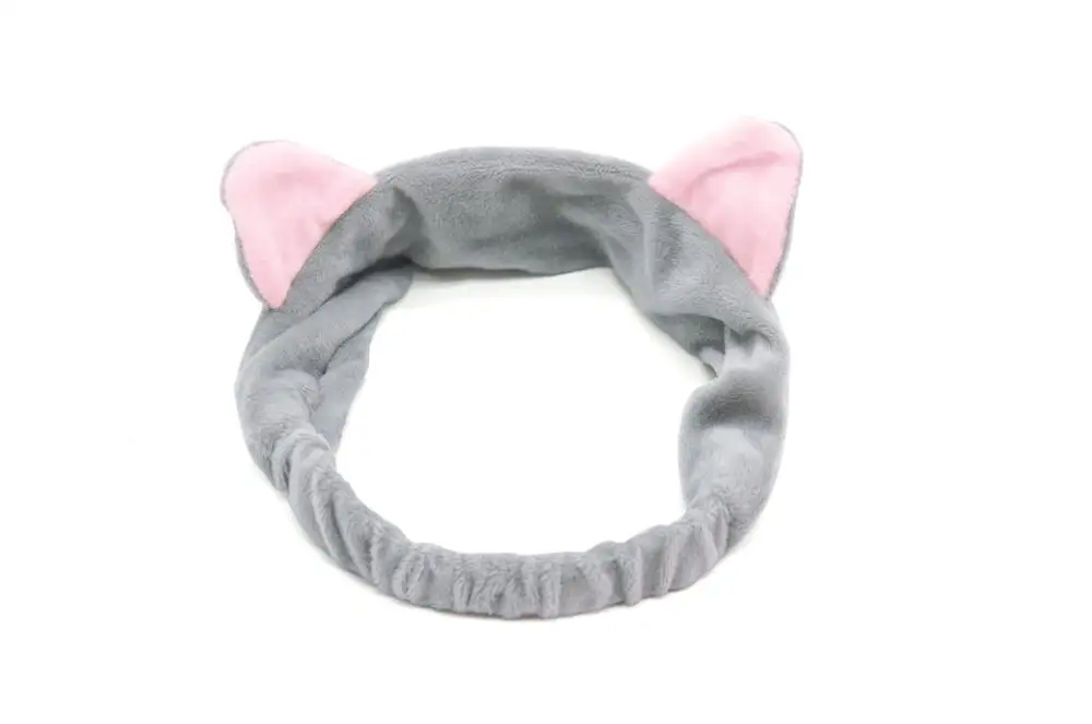 Meerdere stijlen Leuke elastische kattenoren hoofdbanden voor vrouwen meisjes make-up gezicht wassen hoofdband kapsel hoofddoek haaraccessoire