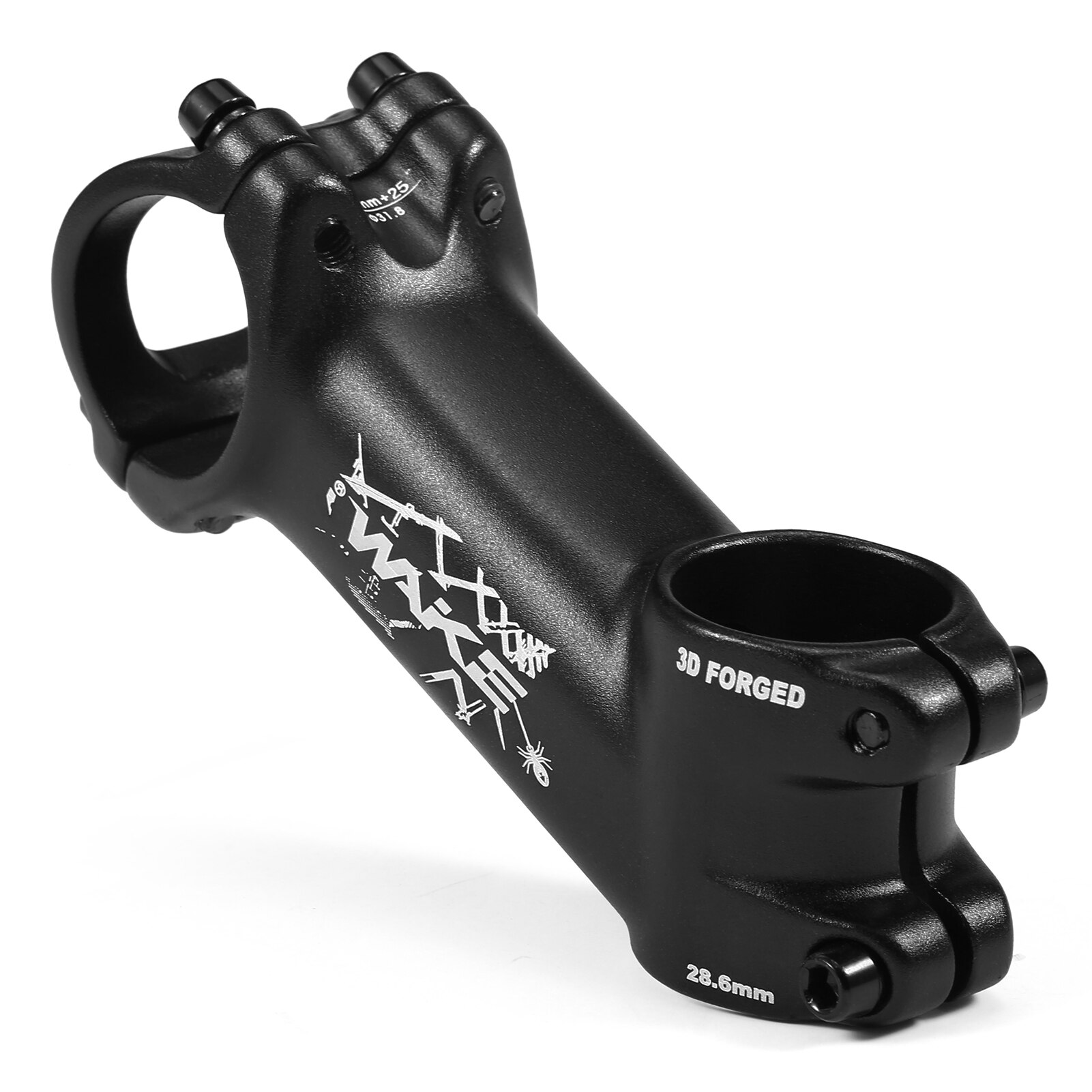 WAKE-vástago de bicicleta de montaña ultraligero, potencia de 25 grados, 31,8mm, 70/80/90/100/110mm, piezas de aluminio para bicicleta de carretera: 25 degrees 90mm