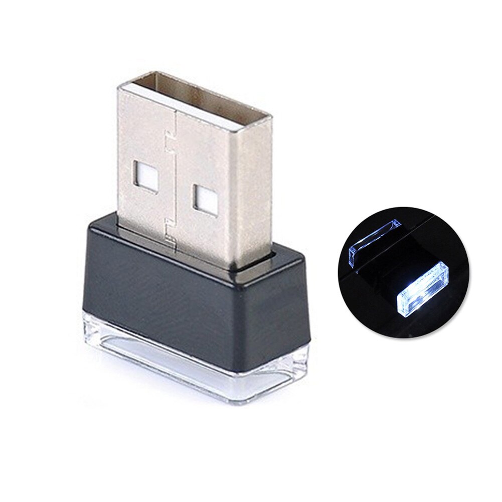 Auto Scheinwerfer Lampen Tragbare USB LED Auto Innen Umgebungs Atmosphären Nacht Licht Dekorative Lampe