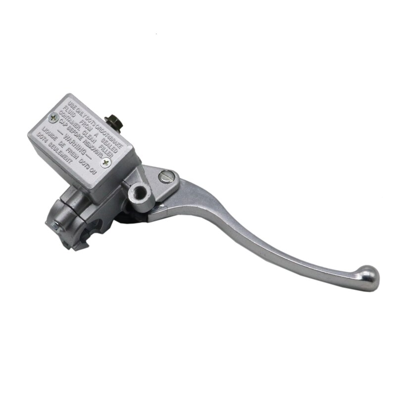 MoFlyeer Black Universal 7/8" 22mm Motorcycle Front Brake Clutch Master Cylinder Hydraulic Pump Lever For Honda Yamaha Suzuki Ka: Silver