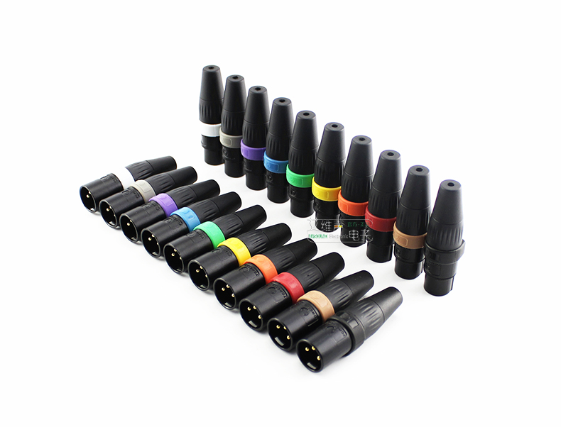 YS-CCR YONGSHENG For YS136N / YS137N XLR Plug Color Ring Multi-color Roll-proof Ring Marking Ring 10 colors