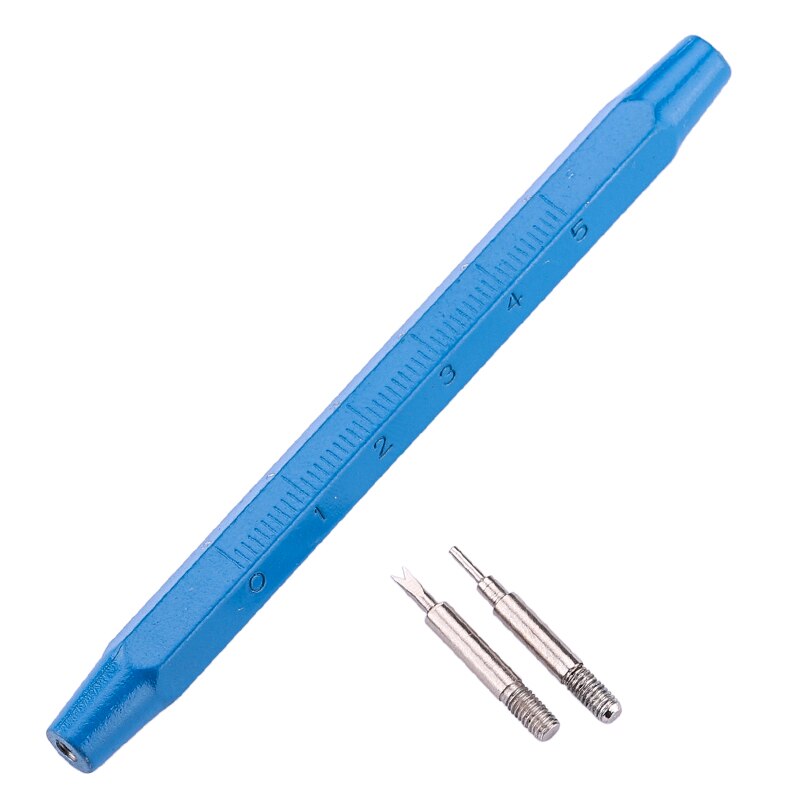 Pulseira de relógio fivela mola barra ligação pino removedor reparação abridor ferramenta medição liga alumínio profissional ferramentas relógio