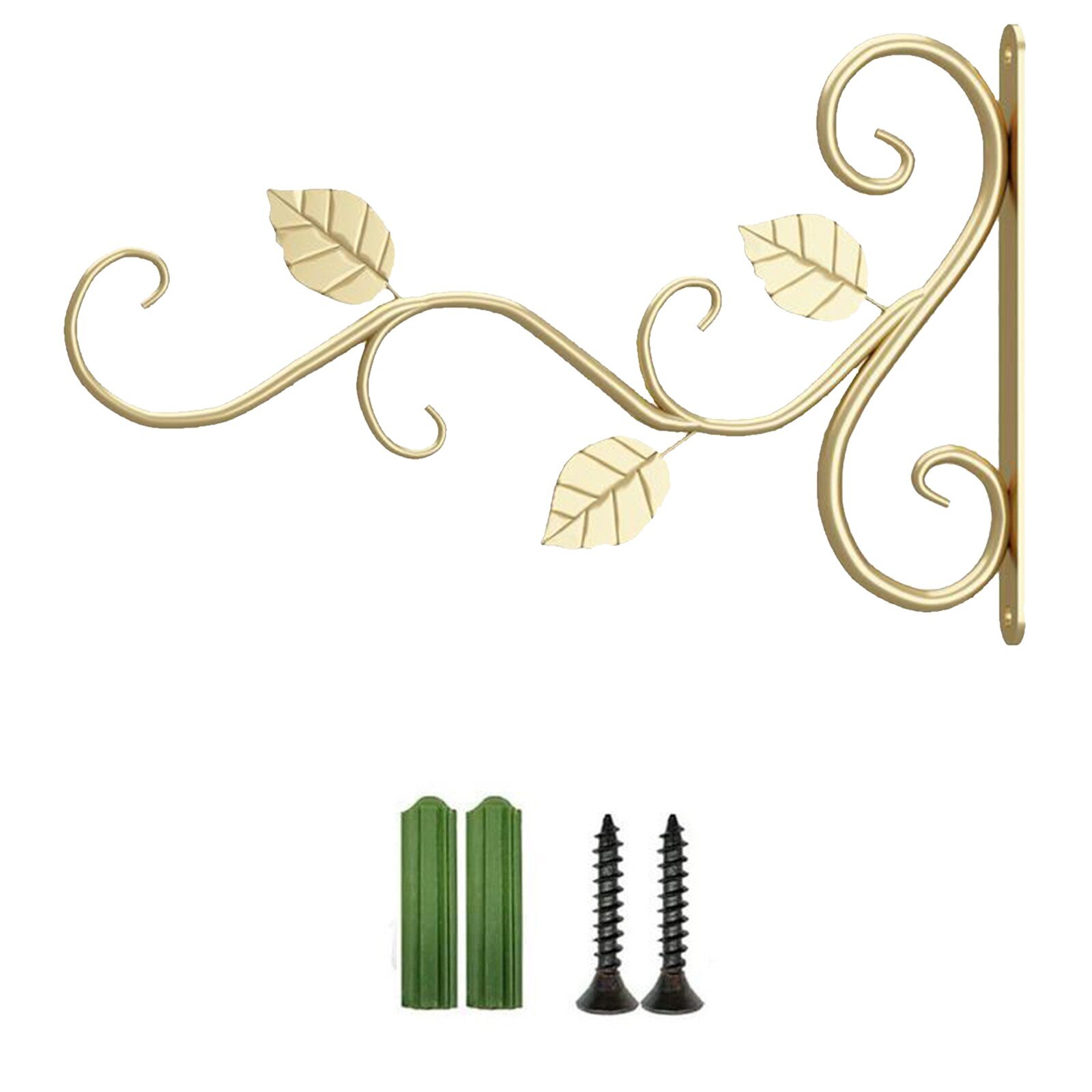 1PCS Hanging Plants Bracket Wall Hanging Flower Pot Support Bracket Hook Iron Hanger Plants Holder Balcony Home Decoration: A