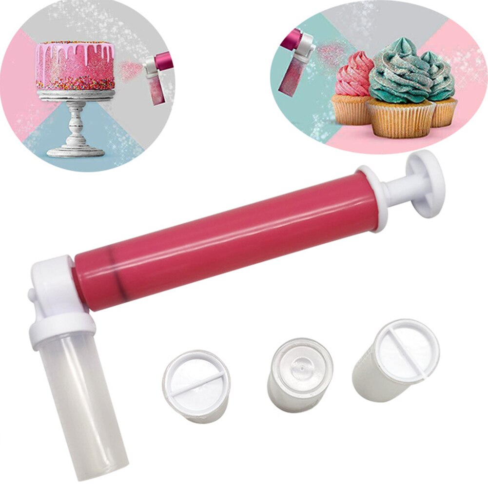 Cake Coloring Stofdoek Handleiding Taart Spray Tube Airbrush Pomp Voor Cake Decoratie Bakken Tools Keuken Accessoires