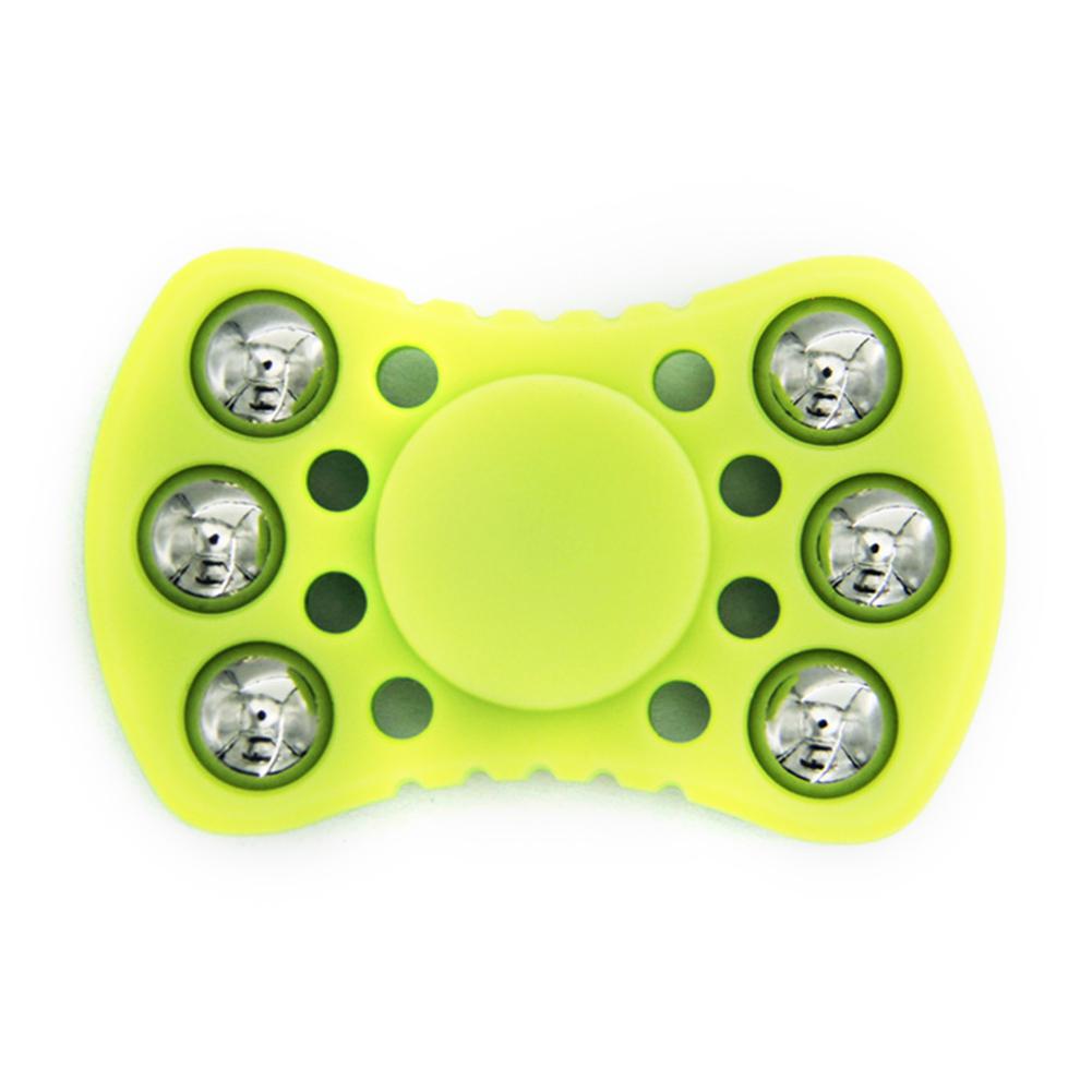 Fidget Spinner EDC Spinner de mano con seis cuentas de Metal estrés ansiedad reductor juguete de enfoque para niños adultos
