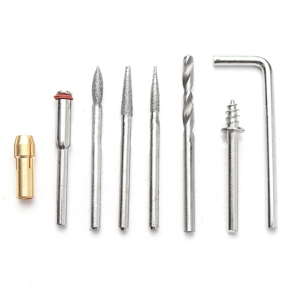 40Pcs Rotary Power Tool Accessory Set For 1/8'' Shank Sanding Grinder Rotating Polishing Kit For Dremel Accessories