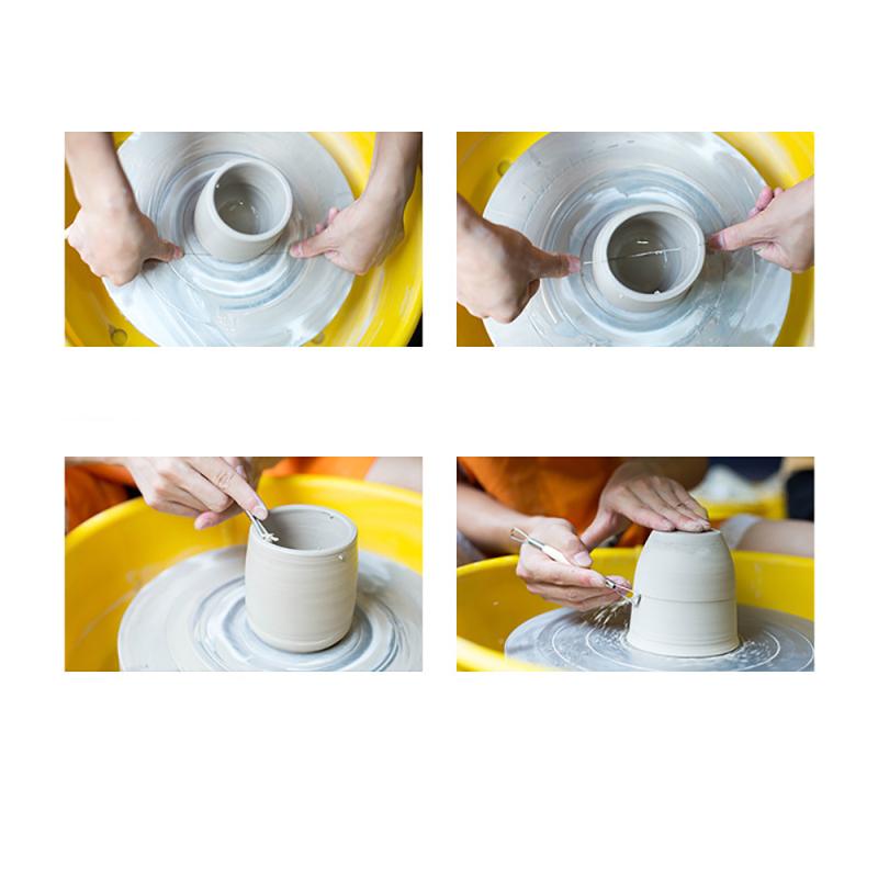 61Pcs Keramische Klei Tools Set Polymeer Klei Gereedschap Houten Aardewerk Sculpting Clay Cleaning Tool Set Dubbele Kop