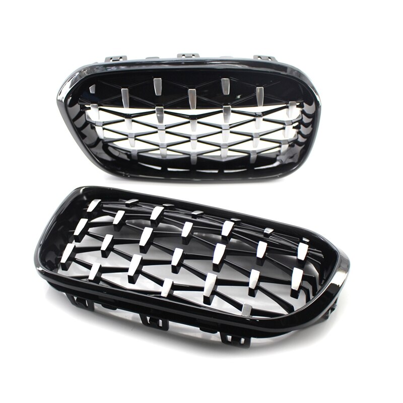 Front Nier Grill, voor Hood Diamant Grille Meteor Grill Voor-Bmw 1 Serie F20 F21 Lci -17 51137371685 51137371686