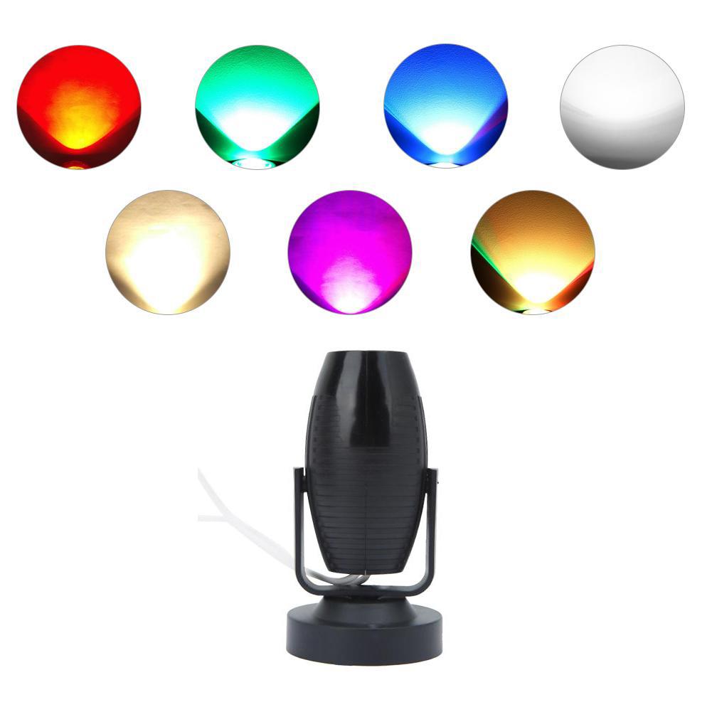 85-265V LED Stage Spotlight Effect 60 Degree KTV Bar Party Spot Lamp Black Shell