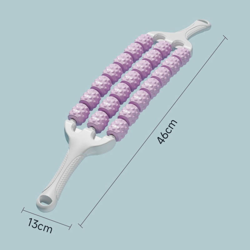 Handheld Massage Roller Stick, Manuelles Massage Werkzeug, Muscle Roller Stick, Komfortable Fitness Yoga Massage Stick, Gym Outdoor