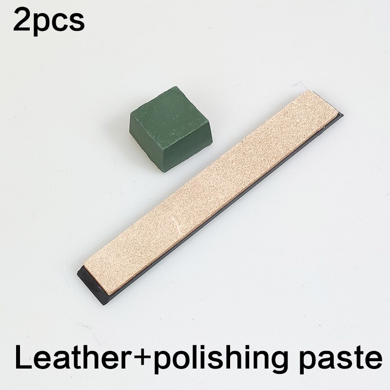 Mes Polish Riem Stropping Lederen Artikel Scherpen Messenslijper Schuren Scheermes Polijsten Plak Compound Slijpen Plakken: set A
