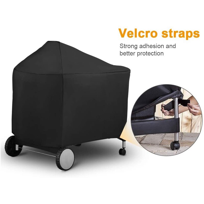 -Waterproof BBQ Grill Protective Cover For Weber 7152 Charcoal Grills Outdoor Camping BBQ Accessories 124X65x101cm