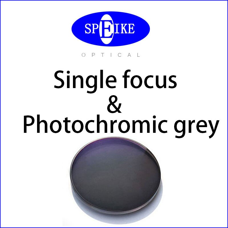 Infrangibile lenti in policarbonato 1.59 PC anti blu-raggio obiettivo ipermetrope miopia UV proteggere resistente ai graffi della resina lenti asferiche: singolo-photo-grigio