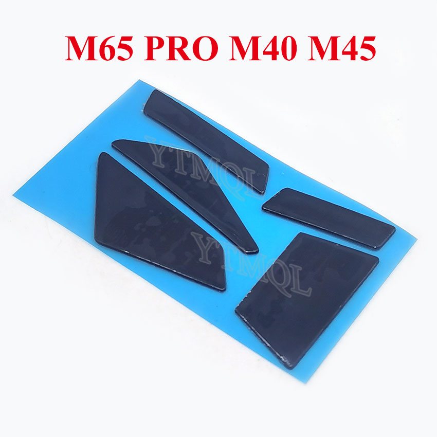 2 juegos de patines de pies de ratón para Corsair M65 M40 M90 M95 NIGHTSWORD KATAR SABRE SCIMITAR HARPOON GLAIVE Pro, conector deslizante para ratones: Oro