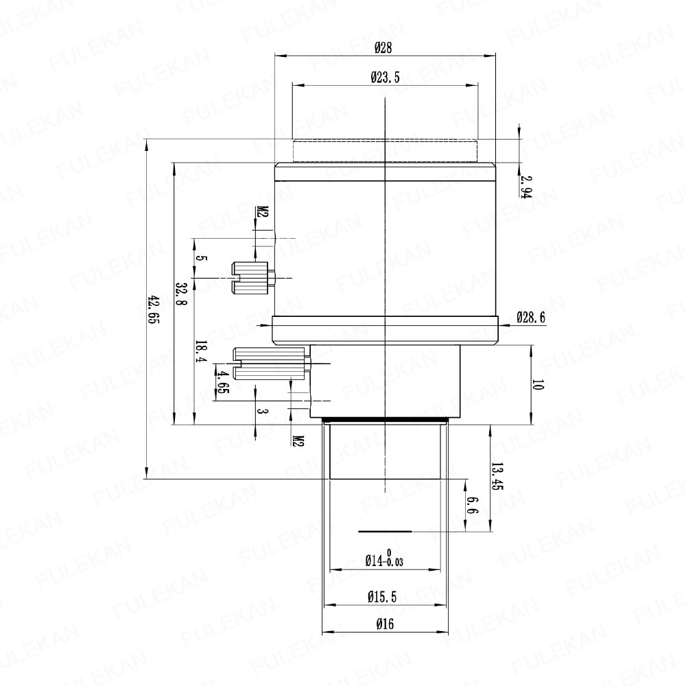 5Megapixel 1/2.5 inch Varifocal Lens 2.8-12mm D14 Mount Manual Focus and Zoom For 1080P/5MP CCTV IP Camera