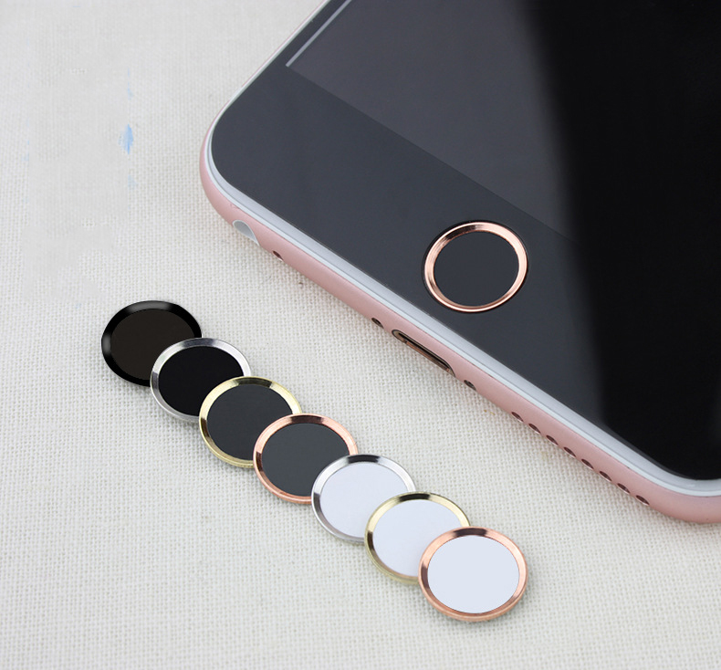 Home Button Aufkleber Protector Tastatur Keycap Für IPhone 5s 5 SE 4 6 6s 7 8 Plus Unterstützung fingerprint Entsperren Touch Key ID