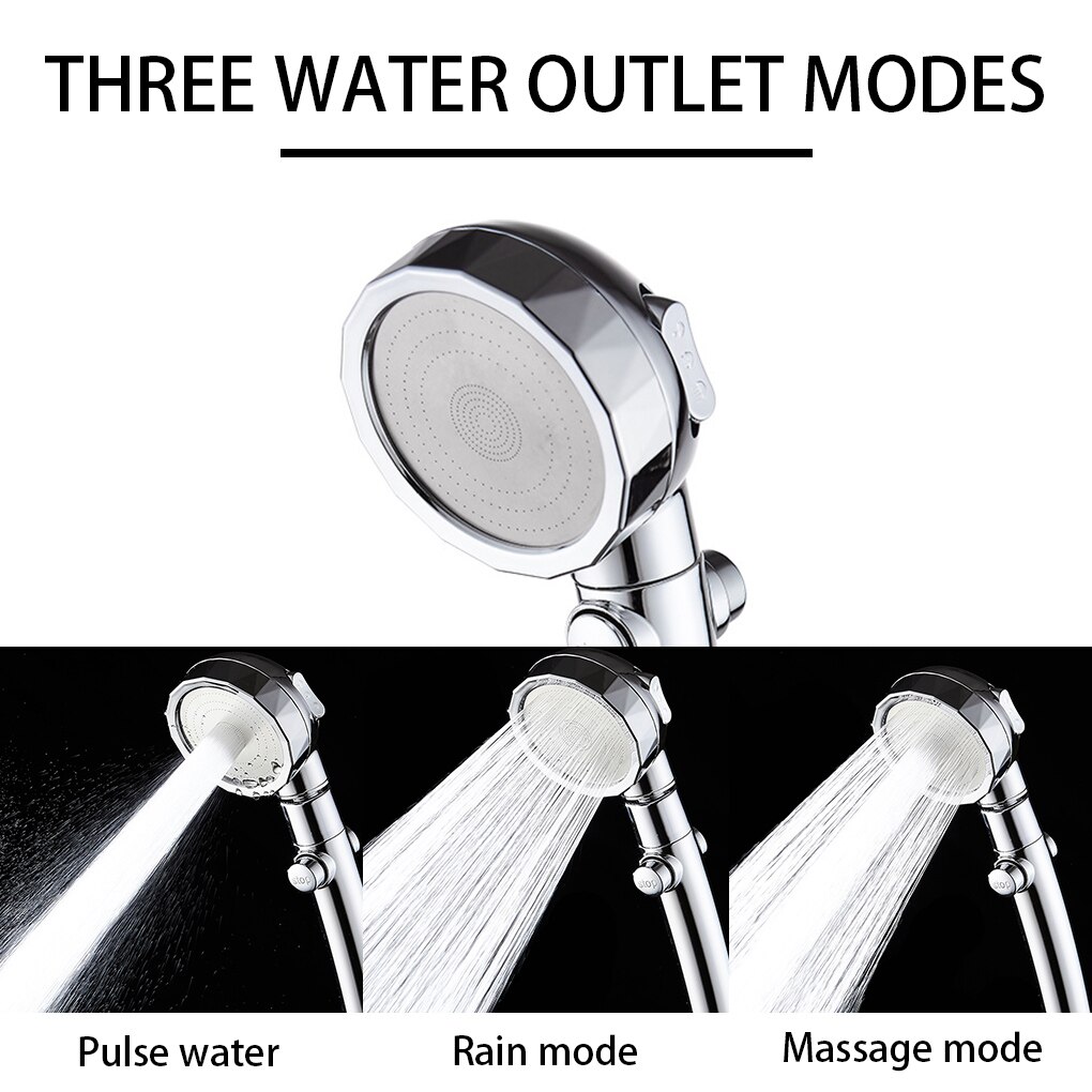 SPA rain shower head hand shower Multifunction adjustable high pressure water saving shower For Home Hotel Bathroom Sprayer