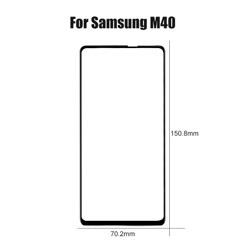 3Pcs Gehard Glas Voor Samsung Galaxy A10 A20 A30 A40 A50 A60 A70 A80 A90 Screen Protector Voor Samsung m10 M20 M30 M40 A51 A20E: For Samsung M40
