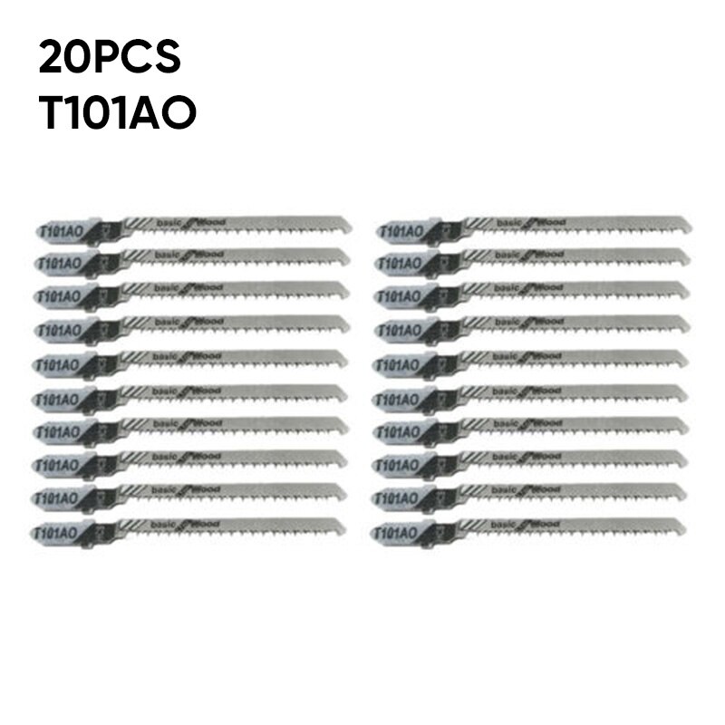 20x 3 HCS T-Shank Jigsaw Blades For Tool Metal Cutter Jig Saw Blade T101AO