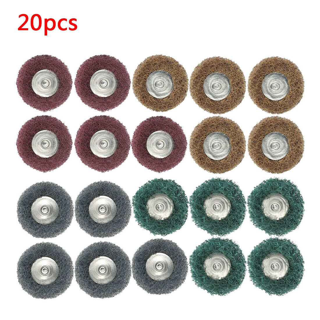 Polishing Wheel 10pcs/20pcs Buffing Pad Brush Jewelry Metal Micro-Electronic Dremel Accessories Rotary Tools Nylon Polishing Pad: 20p 3 Shank Cloth